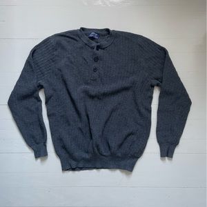 JEREMY ARGYLE XL gray Sweater NWOT